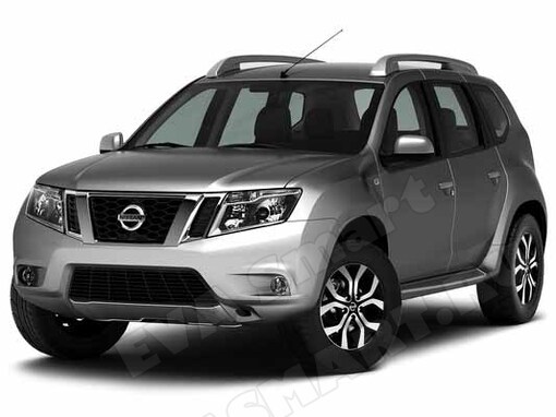Ковры салонные Nissan Terrano III пресс борта 2014 -
