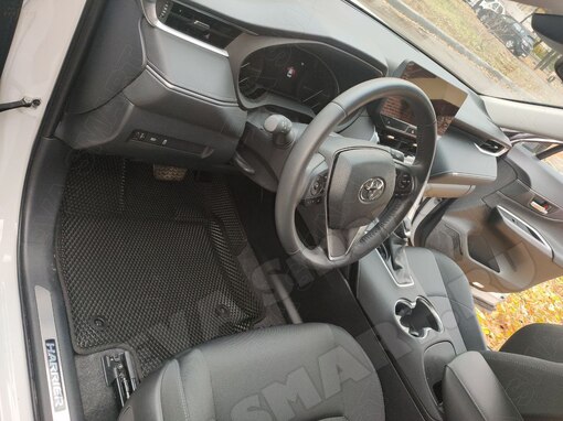 Ковры салонные Toyota Harrier IV (XU80) пресс борта 2020 -