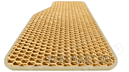 ЭВА полимер листовой Светло-бежевый "соты" (7499)